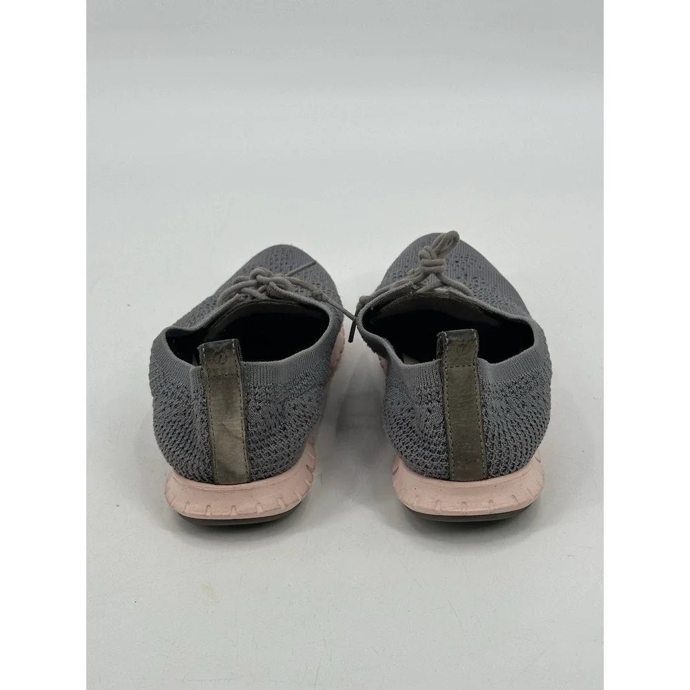 Cole Haan ZERØGRAND Wingtip Oxford Size 9.5 B Ironstone‎ Stitchlite-Peach